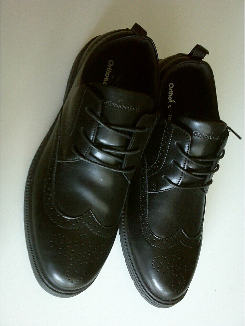 Orthofeet orthopedic dress shoes with inserts: